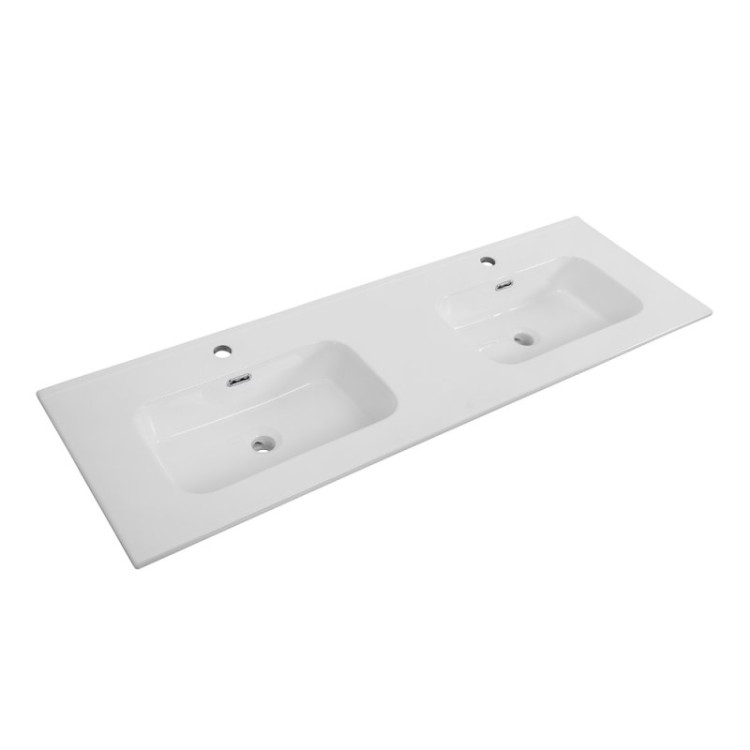 База под раковину подвесная с четырьмя выкатными ящиками для раковины с двумя чашами Cezares DUET-N-1200-4C-SO-2-BL