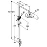 Душевая стойка Kludi Freshline 6709005-00