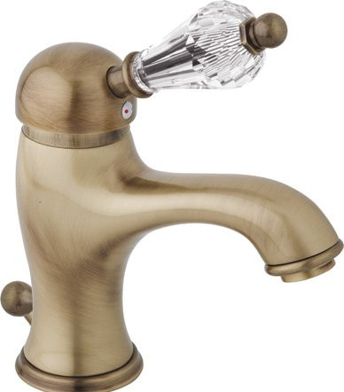Смеситель для раковины с донным клапаном Cezares VINTAGE-LSM1-03/24-Sw
