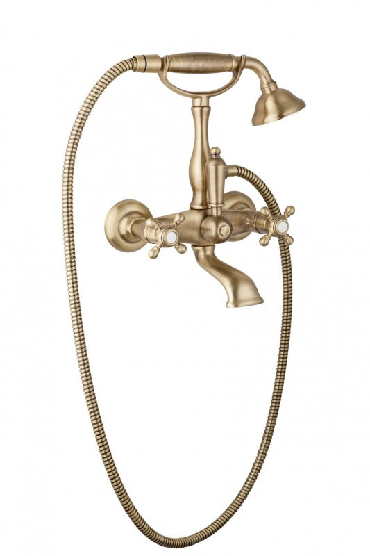 Смеситель для ванны с ручным душем Cezares GOLF-VD-02-M