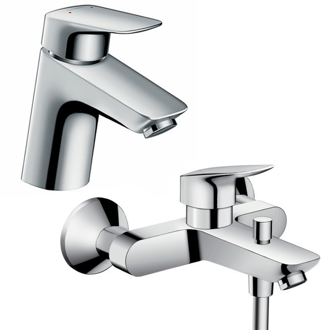 Комплект смесителей Hansgrohe Logis 71070000+71400000