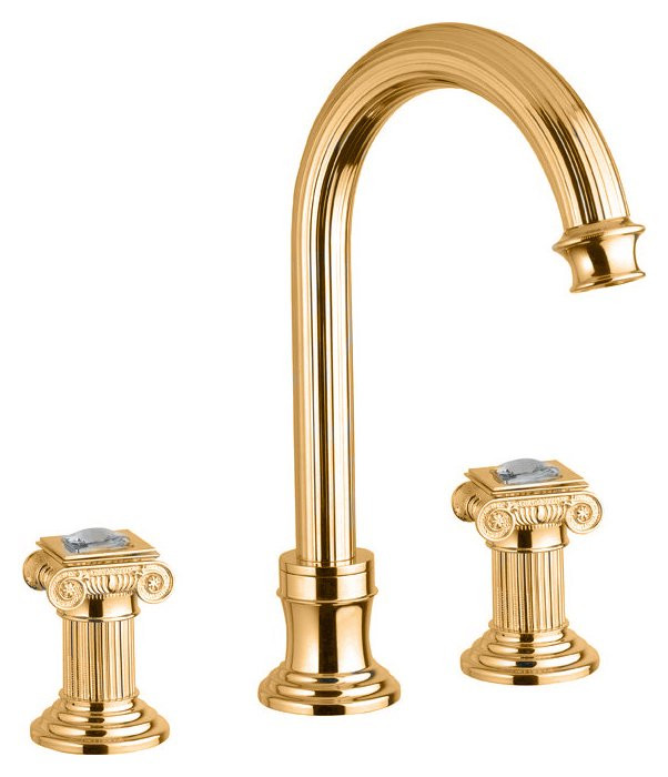 Смеситель для раковины на три отверстия Cezares OLIMP-BLS2-A-02-O