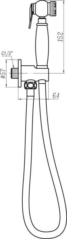 Гигиенический душ Cezares CZR-C-IFSC1-03