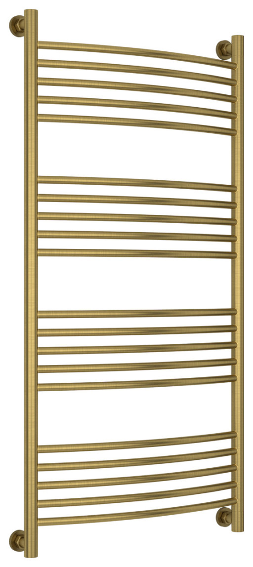 Полотенцесушитель водяной Сунержа Богема+ выгнутая 1200х600 Состаренная латунь