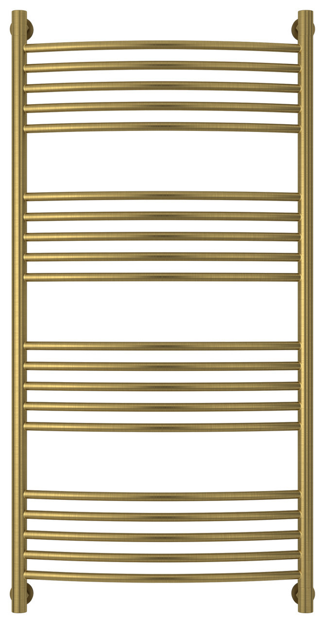 Полотенцесушитель водяной Сунержа Богема+ выгнутая 1200х600 Состаренная латунь