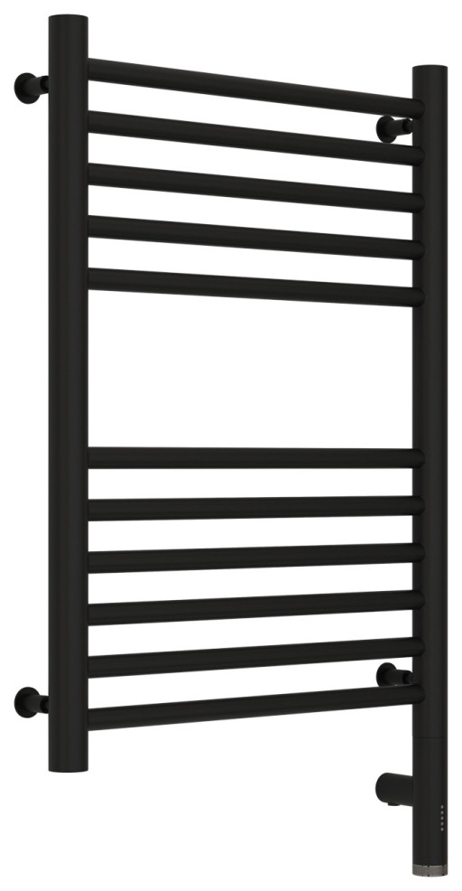 Полотенцесушитель электрический Сунержа Богема 3.0 прямая 600х400 МЭМ правый Матовый чёрный