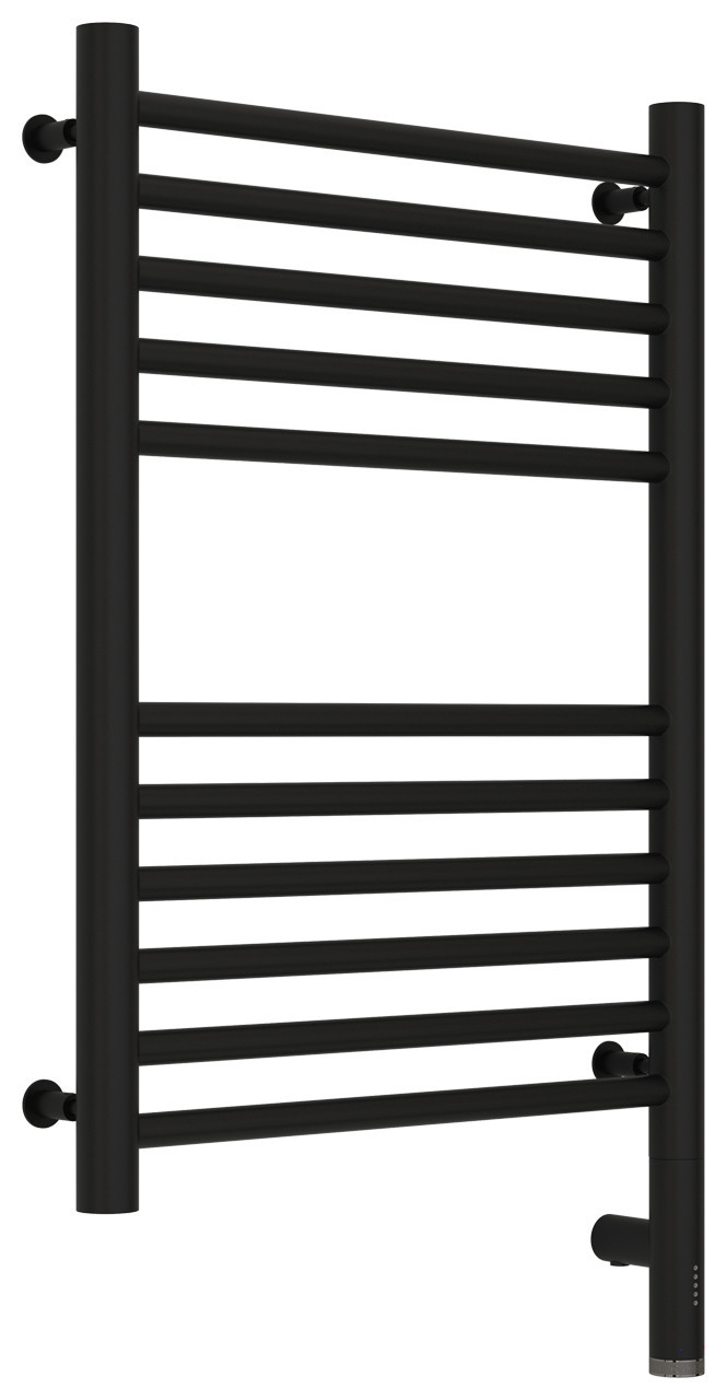 Полотенцесушитель электрический Сунержа Богема 3.0 прямая 600х400 МЭМ правый Матовый чёрный