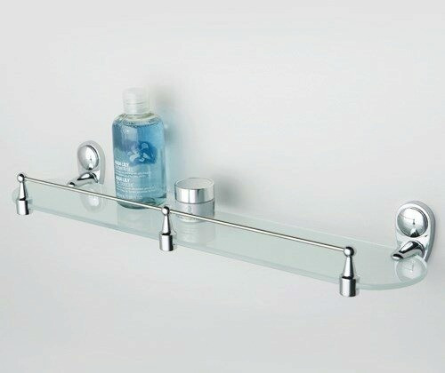 WasserKRAFT Аксесс Main K-9244 Полка стеклянная (блистер), хром, WasserKRAFT