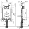 Скрытая система инсталляции для замуровывания в стену Alcadrain AM1115/1000 Renovmodul Slim