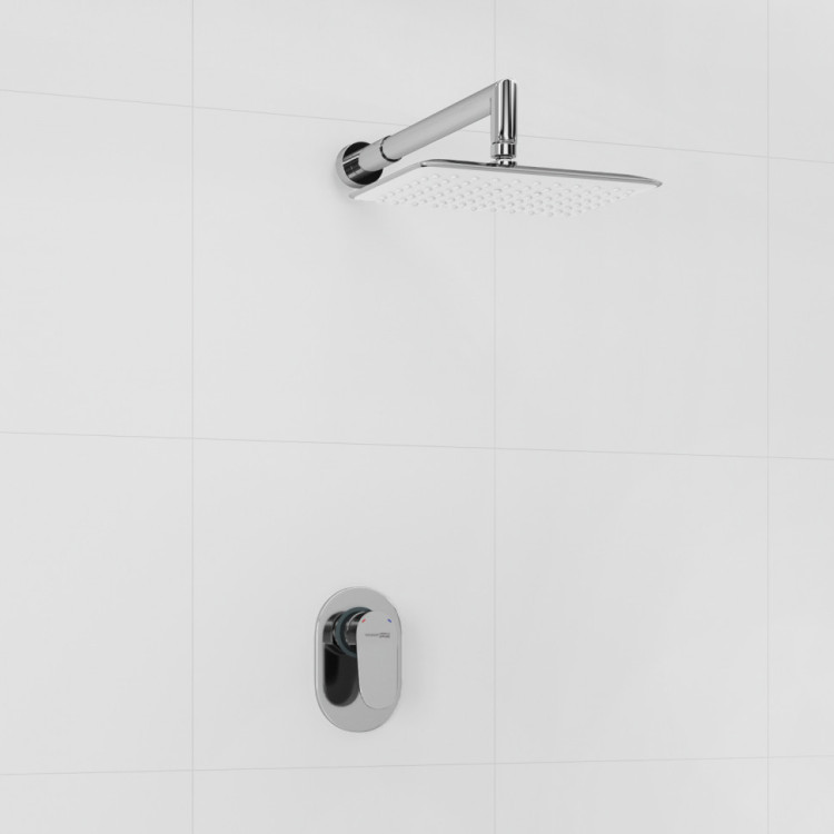 WasserKRAFT A12031 Встраиваемый комплект для душа с верхней душевой насадкой