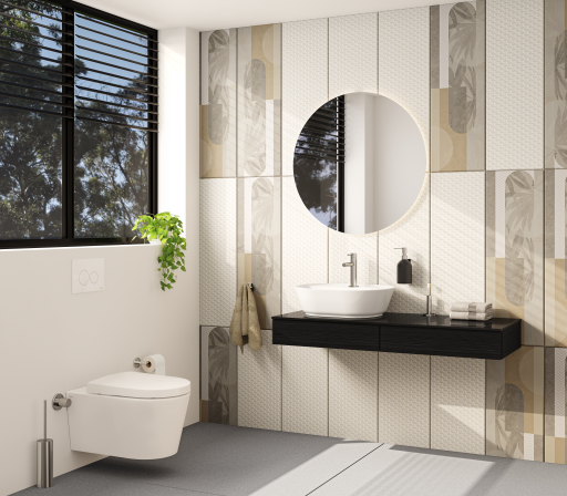 Модуль 120 см под раковину с ящиками, левосторонний, черный дуб