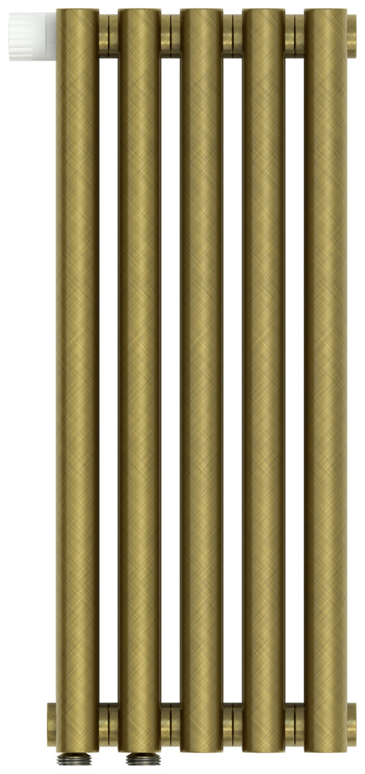 Отопительный радиатор Сунержа Эстет-0 EU50 левый 500х225 5 секций Состаренная бронза