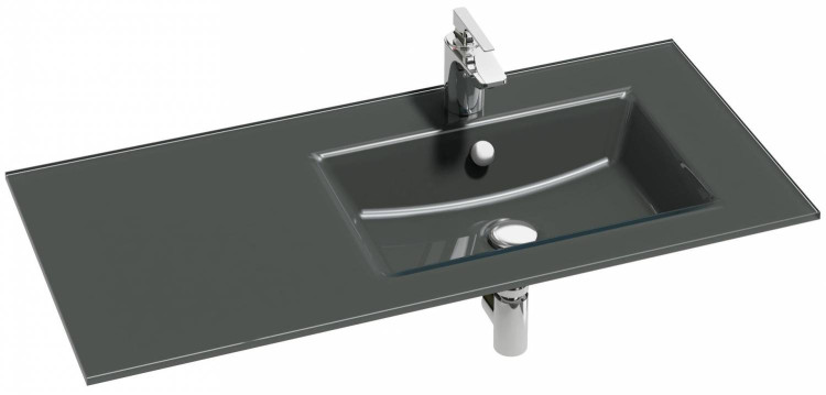 Стеклянная раковина-столешница 100 см Jacob Delafon VOXEB2102-DD2