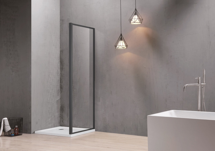 Душевая стенка Aquatek AQ ARI WA 08020BL