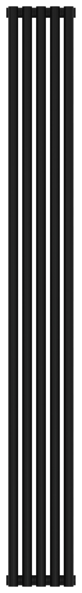 Отопительный радиатор Сунержа Эстет-00 1800х225 5 секций Матовый чёрный