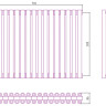 Отопительный радиатор Сунержа Эстет-00 500х765 17 секций Шампань
