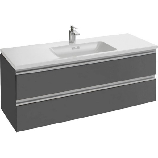 Тумба под раковину Jacob Delafon Vox 120 подвесная 2 ящика прямые ручки