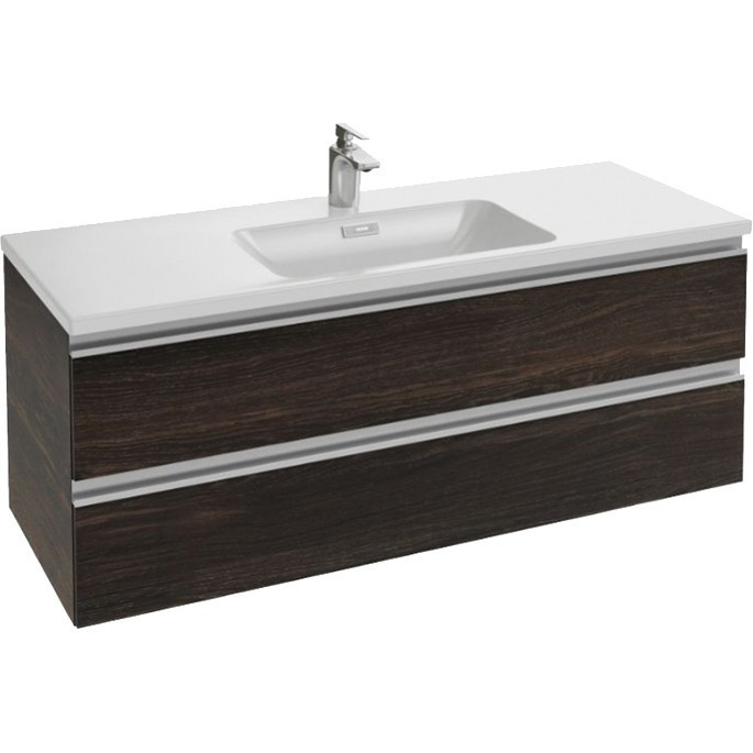 Тумба под раковину Jacob Delafon Vox 120 подвесная 2 ящика прямые ручки