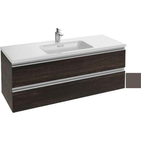 Тумба под раковину Jacob Delafon Vox 120 подвесная 2 ящика прямые ручки