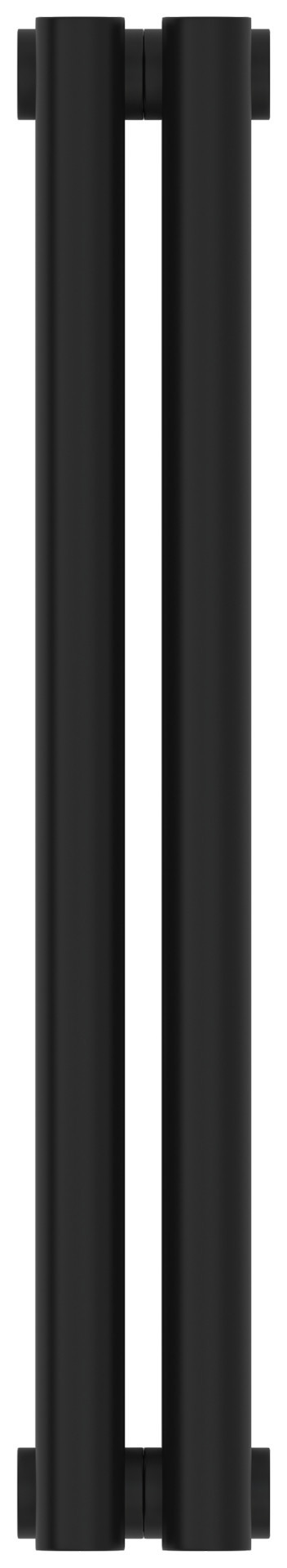 Отопительный радиатор Сунержа Эстет-11 500х90 2 секции Матовый чёрный