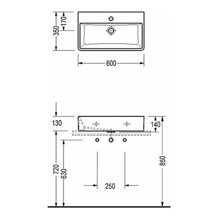 Раковина-чаша Serel 60 2046