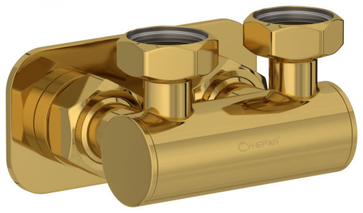 Модуль 2х3/4&quot; Сунержа угловой EU50 Золото