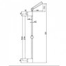 Душевая штанга Rav Slezak PD0093