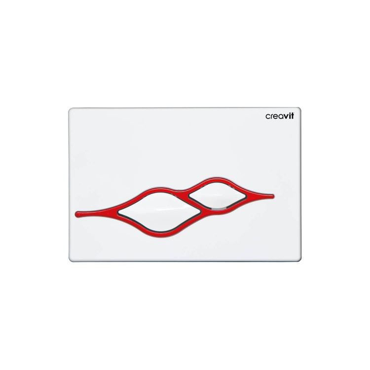 CREAVIT Кнопка для инсталляции UFO бело-красная