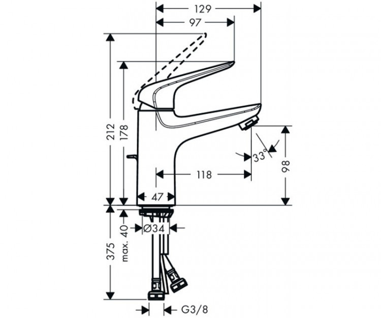 Комплект смесителей Hansgrohe Novus 71030000+71040000