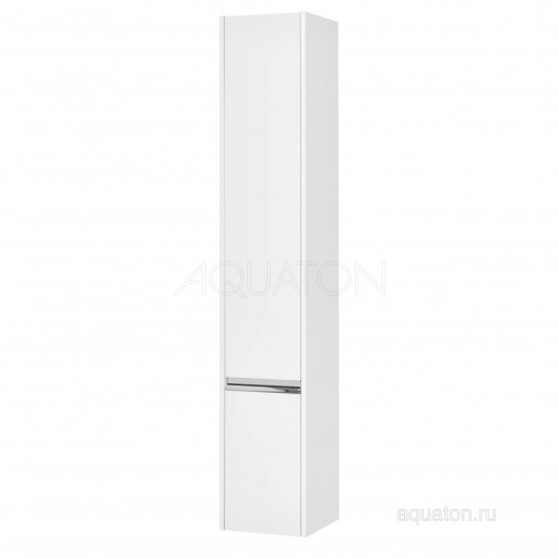 Шкаф - колонна AQUATON Капри левый белый глянец 1A230503KP01L