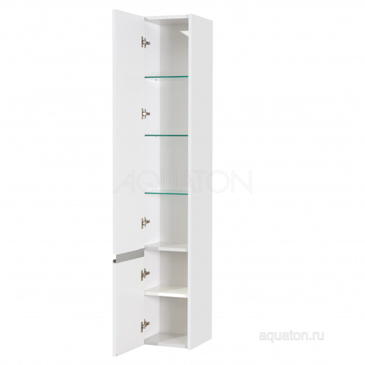 Шкаф - колонна AQUATON Капри левый белый глянец 1A230503KP01L