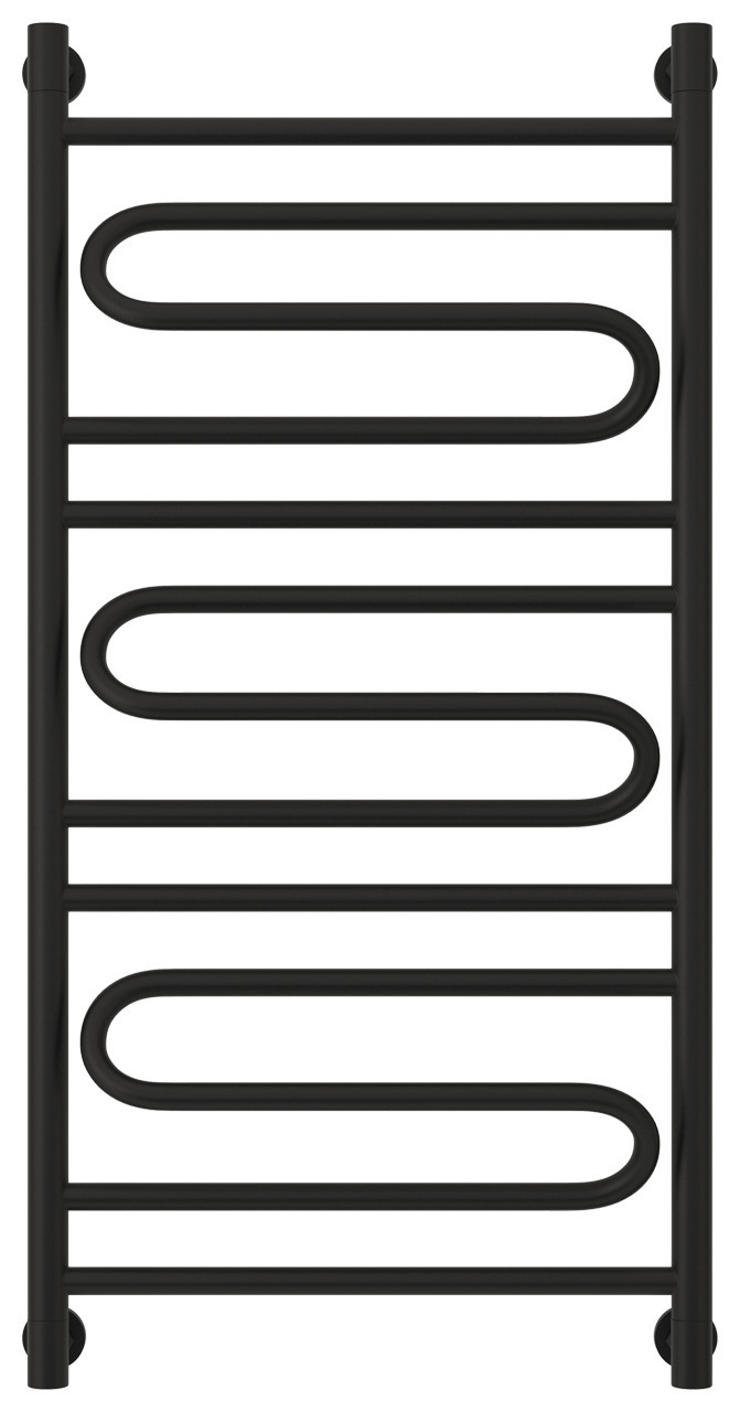 Полотенцесушитель водяной Сунержа Элегия+ 1000х500 Матовый чёрный