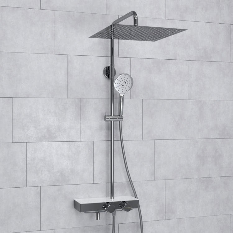 WasserKRAFT A113.119.127.CH Thermo Душевой комплект с термостатическим смесителем