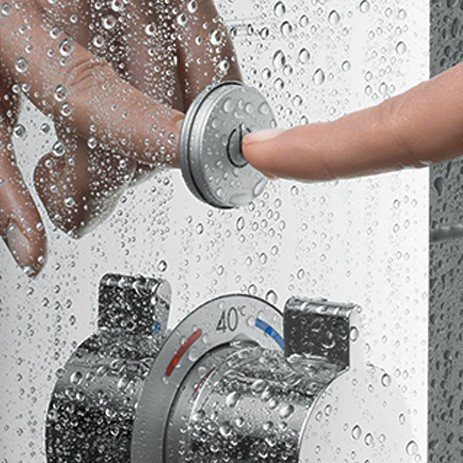 Смеситель для душа Hansgrohe Select 15762000 с термостатом