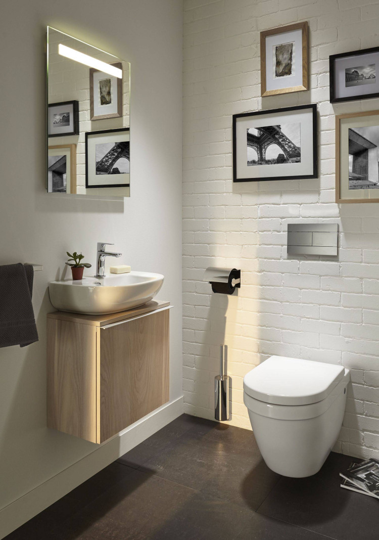 Мебель для умывальника 45 см, левосторонняя Jacob Delafon ODEON UP EB999G-E19