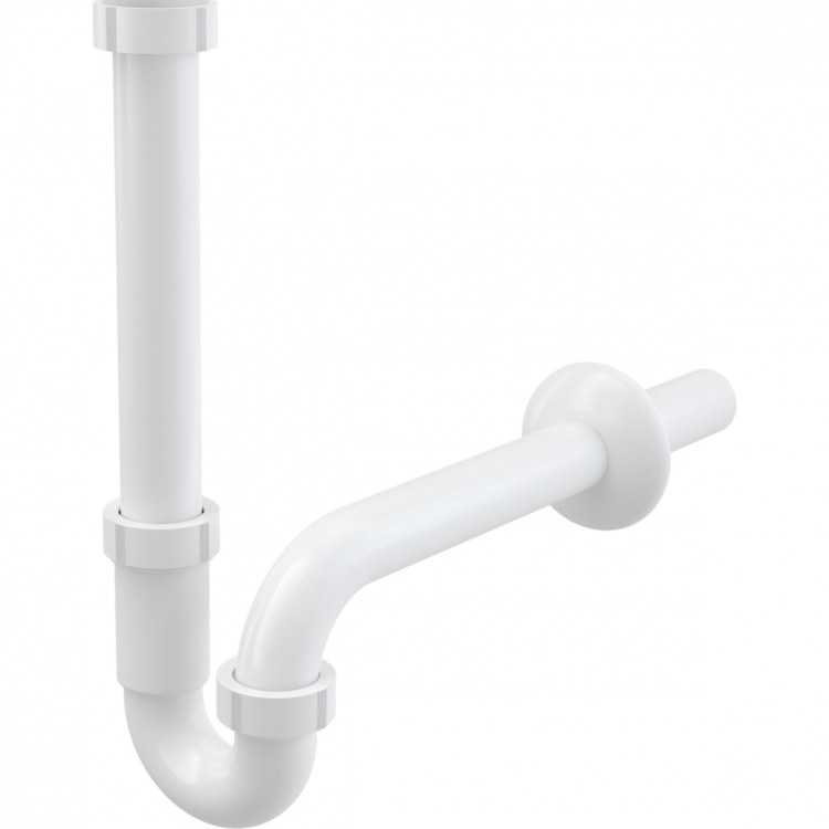 Сифон трубчатый с накидной гайкой 5/4