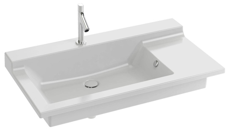 Подвесная раковина-столешница 100 х 54 см Jacob Delafon SOPRANOEXK112-00