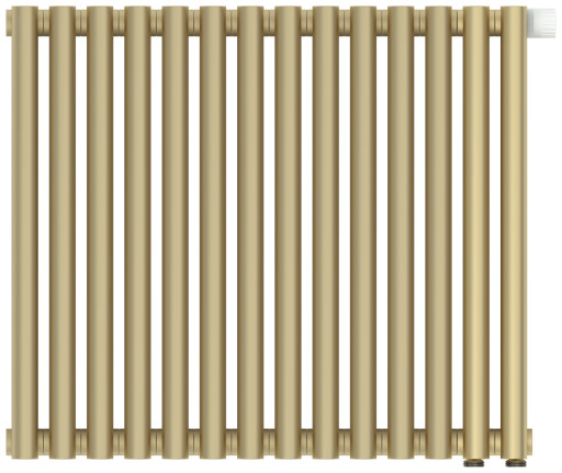 Отопительный радиатор Сунержа Эстет-11 EU50 500х630 14 секций Матовая шампань