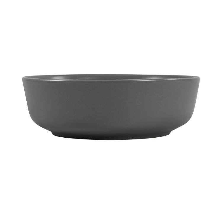 Раковина накладная для установки на столешницу Aquatek ЕВРОПА AQ5558-MG 415*415*135, матовый серый