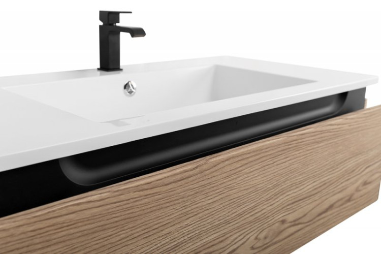 Раковина из искусственного мрамора 1000x480x110 Cezares CZR-1000/480-LV-MR-PRS