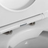 Унитаз приставной безободковый с сиденьем дюропласт soft close Cezares BB1003CBR/SC