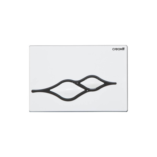 CREAVIT Кнопка для инсталляции UFO бело-черная