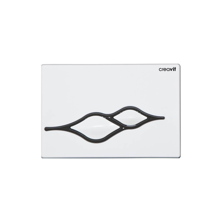 CREAVIT Кнопка для инсталляции UFO бело-черная