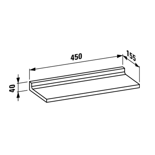 Полка Laufen Kartell 3.8533.0