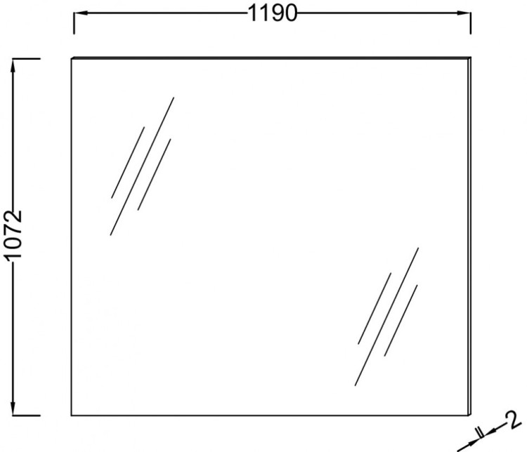 Высокое зеркало 119 см Jacob Delafon ОБЩАЯ КАТЕГОРИЯ EB1211-NF