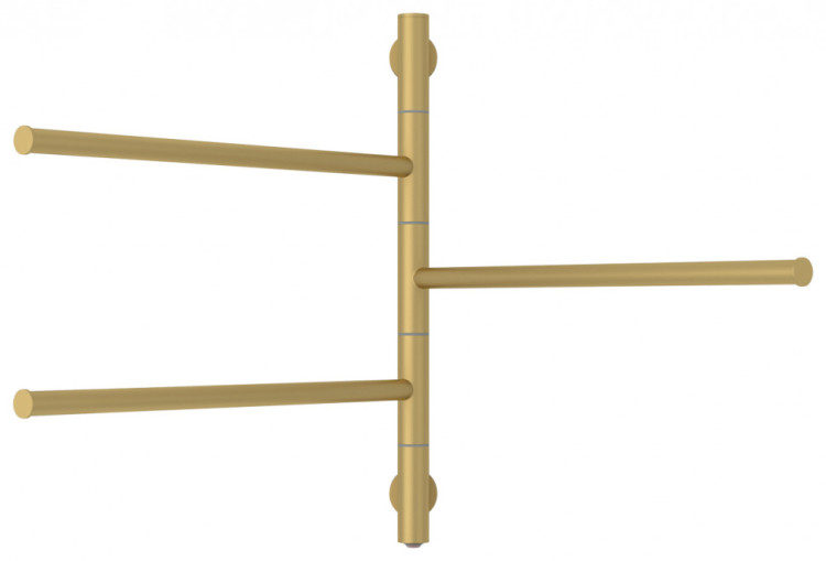 Полотенцесушитель электрический Сунержа Триада 540х585 Матовое золото