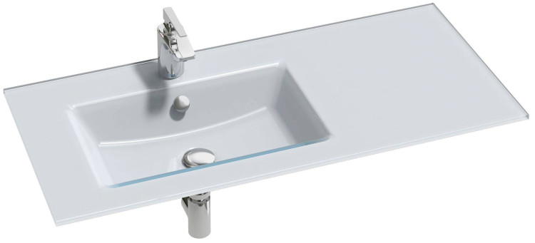 Стеклянная раковина-столешница 100 см Jacob Delafon VOXEB2103-DD1