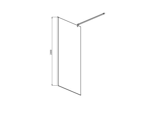 Душевая перегородка Aquatek AQ WIW 12020CH