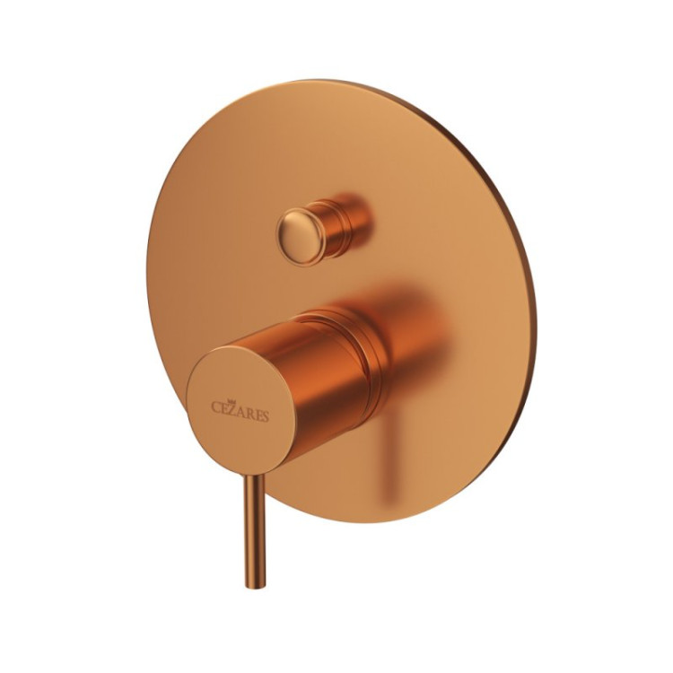 Встраиваемый однорычажный смеситель c тонкой ручкой Cezares LEAF-VDIM-L-PO