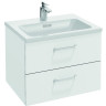 Тумба под раковину Jacob Delafon Vox 60 2 ящика изогнутые ручки